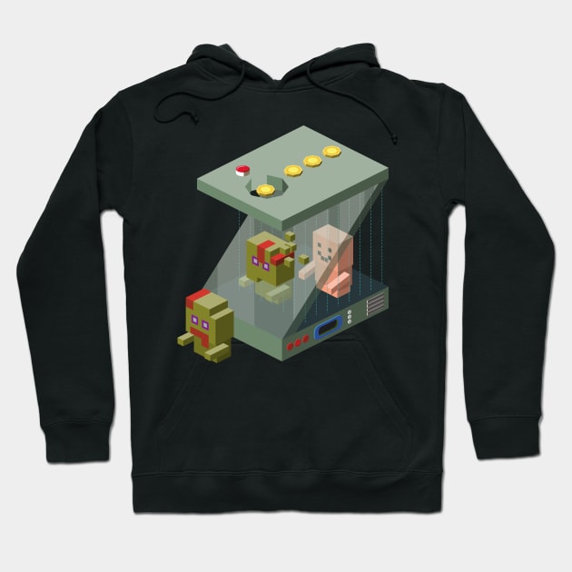 Isometric Zombificator - Zombie Maker Machine - Letter Z Hoodie by Gunes Ozcan